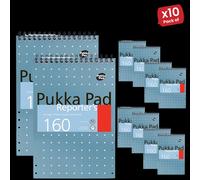 Reporter's Pad 160 Pages - Lined - 10 Packs Pukka Multi One Size