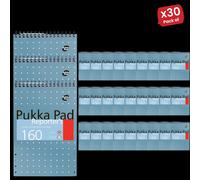 Reporter's Pad 160 Pages - Lined - 30 Packs Pukka Multi One Size