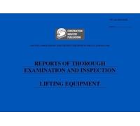 Reports of Inspection for Lifting Operation and Lifting Equipment