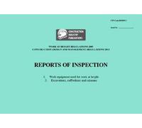 Reports of Inspection for Scaffolding