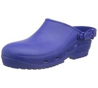 REPOSA MAX Clogs, Sanitary Clogs, Antistatic Natural Polymer, hi-tech thermoplastic Compound SEBS, Latex , Comfortable, Light, Closed Upper, Side Holes, Anatomic SRC Sole Blue