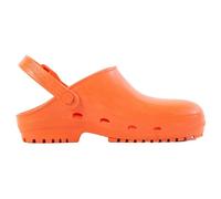 REPOSA Unisex Max Professional Work Clogs, Orange, 8.5 UK