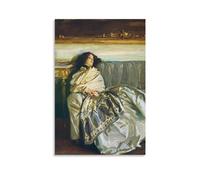 Repose By John Singer Sargent Painter Artwork Poster Wall Art Picture Painting Canvas Prints Artworks Bedroom Living Room Decor 08x12inch(20x30cm)