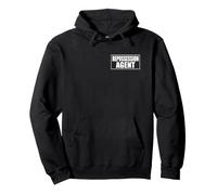REPOSSESSION AGENT REPO MAN UNIFORM COSTUME (2-SIDED DESIGN) Pullover Hoodie