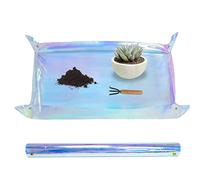 Repotting Mat for Indoor Plants Iridescent Plant Potting Mat Waterproof Potting Repotting Tray Gardening Gifts Mat Cactus Succulent,Orchid Potting Soil Mix Mess Control, 25.6" Garden Tool, Pots Mat