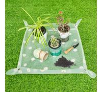Repotting Mat for Indoor Plants Waterproof Clear Potting Mat Foldable Gardening Plant Potting Repotting Tray to Control Potting Soil Indoor Plant Garden Accessories Gifts for Plant Lovers 23.6"