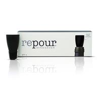 Repour Wine Saver and Stopper - Removes Oxygen, Preserving and Keeping Wine As Fresh As The Day The Bottle Was Opened - 4-Pack - Black