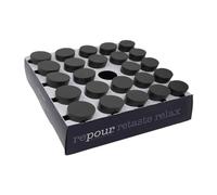 Repour Wine Saver and Stopper - Removes Oxygen, Preserving and Keeping Wine As Fresh As The Day The Bottle Was Opened - 24-Pack - Black