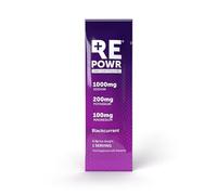 REPOWR Blackcurrant 30's - Clean Electrolytes Sachets Made with Natural Desert Salt | 1000mg Sodium. 200mg Potassium. 100mg Magnesium | Sugar Free. No Calories | Vegan, Keto and Fasting Friendly