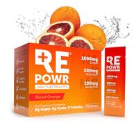 REPOWR - Electrolytes Made with Oryx Desert Salt | No Sugar. No Carbs. No Calories. | Clean Hydration for Healthy Diets, Fasting and Exercise | Natural Ingredients | 30 Sachets - Blood Orange Flavour