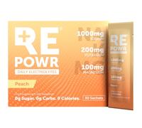 REPOWR Peach 30's - Electrolytes Sachets with Natural Desert Salt