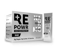 REPOWR RAW 30's - Unflavoured and Unsweetened Electrolytes Sachets Made with Natural Desert Salt | 1000mg Sodium. 200mg Potassium. 100mg Magnesium | Sugar Free. Zero Calories | Suitable for Fasting