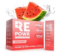 REPOWR Watermelon 30's - Clean Electrolytes Sachets Made with Natural Desert Salt | 1000mg Sodium. 200mg Potassium. 100mg Magnesium | Sugar Free. No Calories | Vegan, Keto and Fasting Friendly