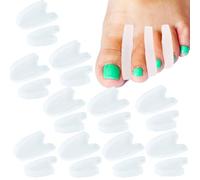 Reppkyh 20 Pieces Gel Toe Separators for Bunions, Silicone Toe Spacers Bunion Pads for Feet Women Men