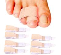 Reppkyh 7 Pieces Hammer Toe Straightener for Crooked Toes, Hammer Toe Wraps Toe Traps Toe Splints