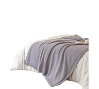 REPRECONF Ultra-Soft Solid Color Fluffy Microfiber Knitted Throw Blanket Super Cozy Lightweight Bed Blanket for Sofa Couch Bed Travel 50''x60''¡