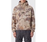 REPRESENT Camouflage Cotton Half-Zip Relaxed Fit Hoodie - Size: S - male