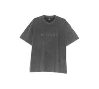 Represent embroidered-detail cotton T-shirt - Grey S-M-L-XL-XXL