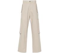 Represent embroidered-logo cotton trousers - Neutrals S-M-L-XL-XXL