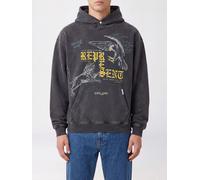 REPRESENT Hooded Sweatshirt in Cotton with Graphic Print and Kangaroo Pocket - Size: M - male
