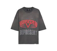 Represent Living Legacy Logo Cotton T-shirt - Grey - M