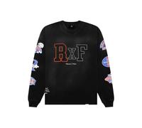 Represent logo-embroidered long-sleeve t-shirt - Black S-M-L-XL-XXL