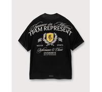 Represent Mens Crest T-Shirt - Colour: 06 Vintage Black - Size: XS