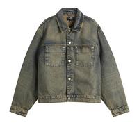 Represent Men's Denim Trucker Jacket Blue Cream