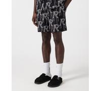 Represent Mens Embroidered Initial Tailored Shorts - Colour: 01 Black - Size: Small