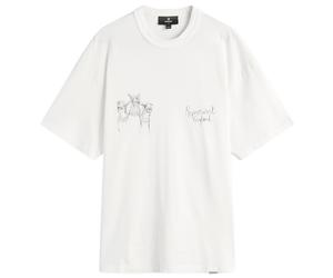 Represent Men's Hand Drawn Thoroughbred Dogs T-Shirt Flat White