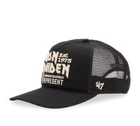 Represent Men's Iron Maiden Anniversary Trucker Washed Black