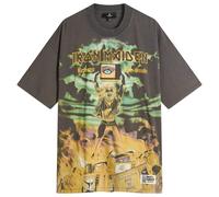 Represent Men's Iron Maiden Holy Smoke T-Shirt Sunfade Grey