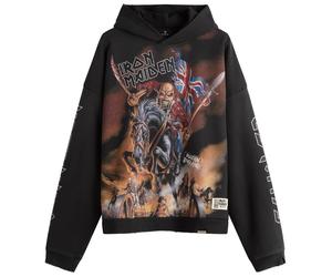 Represent Men's Iron Maiden Steed Hoodie Stained Black