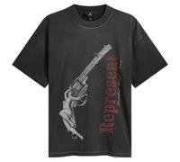Represent Men's Loaded With Love T-Shirt Stained Black