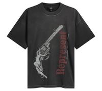 Represent Men's Loaded With Love T-Shirt Stained Black