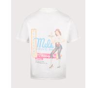 Represent Mens Mel's Diner T-Shirt - Colour: 72 Flat White - Size: XL