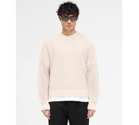 Represent Mens Oversized Fit Open Gauge Knit Jumper - Colour: 26 Off White - Size: Small