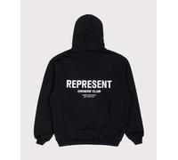 Represent Mens Oversized Fit Represent Owners Club Hoodie - Colour: 001 Black - Size: Medium