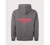 Represent Mens Oversized Fit Represent Owners Club Hoodie - Colour: 02 Washed Black - Size: Medium