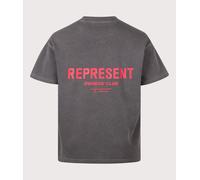 Represent Mens Oversized Fit Represent Owners Club T-Shirt - Colour: 02 Washed Black - Size: Large