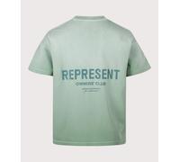 Represent Mens Oversized Fit Represent Owners Club T-Shirt - Colour: 36 Washed Aloe - Size: Medium