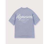 Represent Mens Oversized Represent Owners Club Script T-Shirt - Colour: 08 Dusty Blue - Size: XL