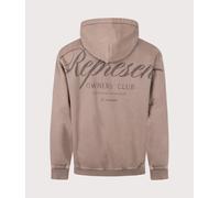 Represent Mens Owners Club Script Hoodie - Colour: 17 Truffle - Size: Small