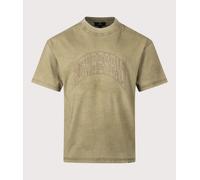 Represent Mens Relaxed Fit Embellished Represent T-Shirt - Colour: 59 Vintage Khaki - Size: Medium
