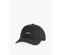 Represent Mens Represent Micro Logo-Print Cotton Cap Jet Black