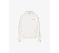Represent Mens Represent Owners' Club Graphic-Print Relaxed Cotton-Jersey Hoody Flat White M