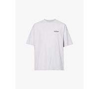 Represent Mens Represent Owners' Club Graphic-Print Relaxed-Fit Cotton-Jersey T-Shirt Ash Grey Black XXS