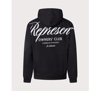 Represent Mens Represent Owners Club Script Hoodie - Colour: 001 Black - Size: XS XS