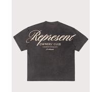 Represent Mens Represent Owners Club Script T-Shirt - Colour: 47 Vintage Grey - Size: Medium