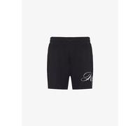 Represent Mens Represent Owners Club Script Two-Slip-Pockets Regular-Fit Cotton-Jersey Shorts Black XL